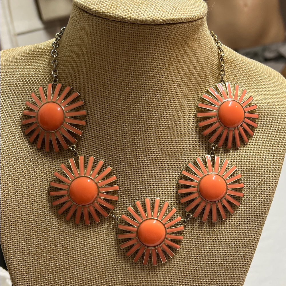 Peach Statement Necklace